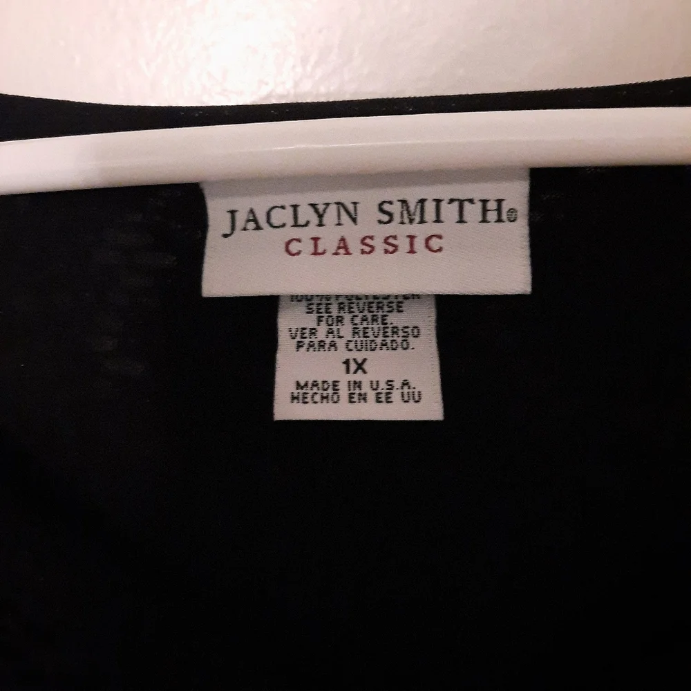 Jaclyn Smith long sleeve net shirt - Picture 3 of 4